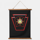 マーク・マスター/ア王室のーチ・メイソン 吊り下げ型タペストリー (正面)