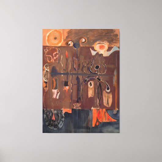 マーク・ロスコの作品 キャンバスプリント (正面)