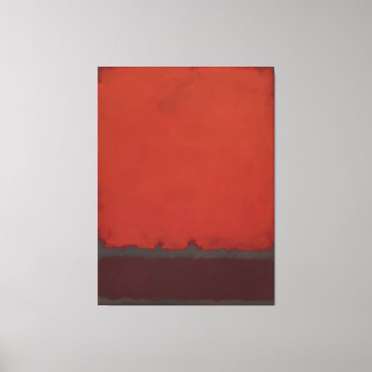 マーク・ロスコの絵画 キャンバスプリント (正面)