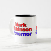 マーク・ロビンソン知事2024年 ツートーンマグカップ (正面左)