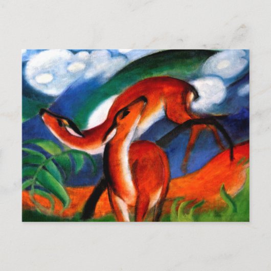 マーク – Red Deer II ポストカード (正面)