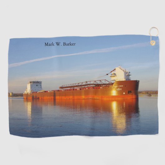 マーク・W・バーカーのキッチンタオル ゴルフタオル (横)