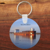 マーク・W・バーカーのメタルキーチェーン キーホルダー (正面)