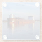 マーク・W・バーカーグラス・コースター ガラスコースター (裏面)