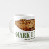 マークI男性世界大戦1大英重戦車WWI コーヒーマグカップ (正面左)