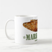 マークI男性世界大戦1大英重戦車WWI コーヒーマグカップ (左)