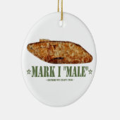 マークI男性世界大戦1大英重戦車WWI セラミックオーナメント (右)