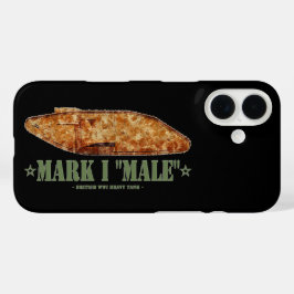 マークI雄型 第一次世界大戦イギリス重戦車 iPhone 16ケース
