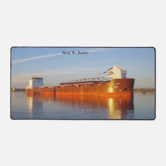 マークW.バーカーデスクマット デスクマット (正面)