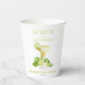 マーグとマリッジ | レモン ブライダルシャワー 紙コップ (裏面)