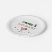 マーグと結婚 ペーパープレート (アングル)