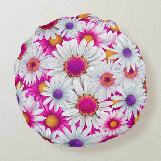 マーグエカラフルライトデイジー円枕 ラウンドクッション (裏面)