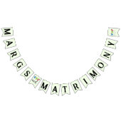 マーグス アンド マトリモニー シック マグリタ トリオ ライム グリーン バンティングフラッグ (全)