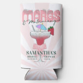 マーグス マトモニーのテキーラ ブライダル シャワー バチェロレッテ スリム缶クーラー (裏面)