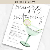 マーグモダンアンドマトリモンスカクテルブライダルシャワー 招待状