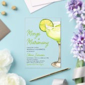 マーグモダン&マトリモンスカクテルブライダルシャワー アクリル招待状 (インサイチュ (ウェディング))