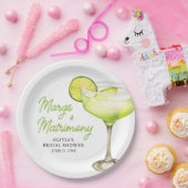 マーグモダン&マトリモンスカクテルブライダルシャワー ペーパープレート (パーティー)
