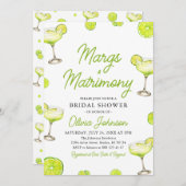 マーグモダン&マトリモンスカクテルブライダルシャワー 招待状 (正面/裏面)