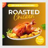 マーケカスタマイズットデリ焼きチキンプライスプロモーション ウィンドウサイン (シート)