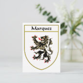 マーケスコートオブアームズ/家紋 ポストカード (スタンド正面)