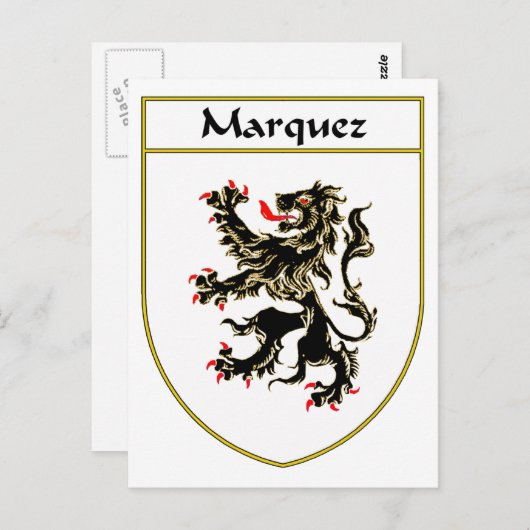マーケスコートオブアームズ/家紋 ポストカード (正面/裏面)