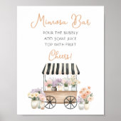 マーケットからおさえられたミモザバー ポスター (正面)