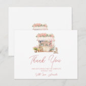 マーケットからおめでたい！ ブライダルシャワーのお礼 サンキューカード (正面/裏面)