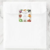 マーケットからお届け ギンガム ブライダルシャワー スクエアシール (バッグ)