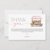 マーケットからお届け！ ブライダルシャワー サンキューカード (正面)