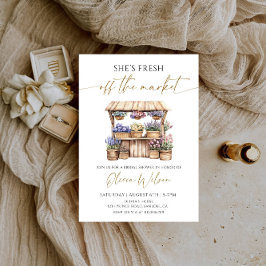 マーケットからお目出で！ ブライダルシャワーパーティー 招待状