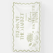 マーケットから届いたてのウェルカムサインバナー 横断幕 (縦)