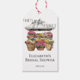 マーケットから消えた花屋のブライダルシャワー ギフトタグ