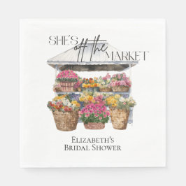 マーケットから消えた花屋のブライダルシャワー スタンダードランチョンナプキン