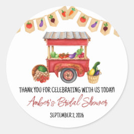 マーケットから消えた! ブライダルシャワーのプチギフト ラウンドシール