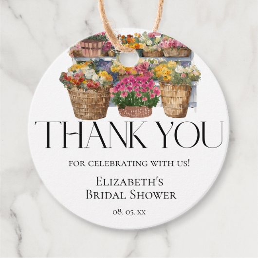 マーケットから消えた 花屋さん サンクス フェイバータグ