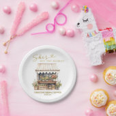 マーケットから消える！ ブライダルシャワー ペーパープレート (パーティー)