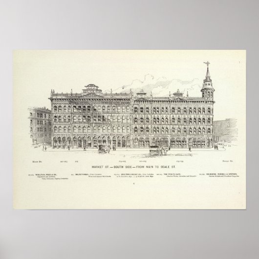 マーケットサウスサイドメインとビール ポスター (正面)