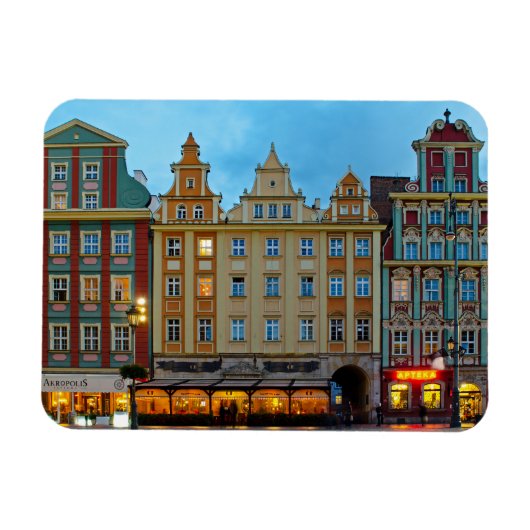 マーケットスクエアアーキテクチャヴロツワポーランド マグネット (横)