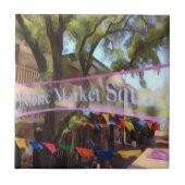 マーケットスクエアウォーターカラー – サンアントニオ タイル (正面)