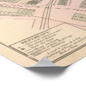 マーケットスクエアブラウンユニバーシティコートハウス ポスター (角)