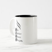 マーケットストリート33番地の歌手-マグ ツートーンマグカップ (正面左)