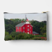 マーケットハーバーライトハウスジッパーバッグ アクセサリーポーチ (裏面)