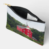 マーケットハーバーライトハウスジッパーバッグ アクセサリーポーチ (見開き)