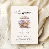 マーケットファーマーズ ブライダルシャワー 招待状