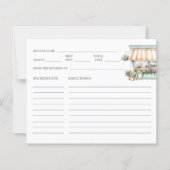 マーケットフラワーショップブライダルシャワーレシピ (正面)