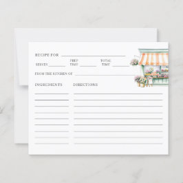 マーケットフラワーショップブライダルシャワーレシピ