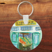 マーケットプレイスエントランスキーチェーン(Pike Place Seattle) キーホルダー (正面)