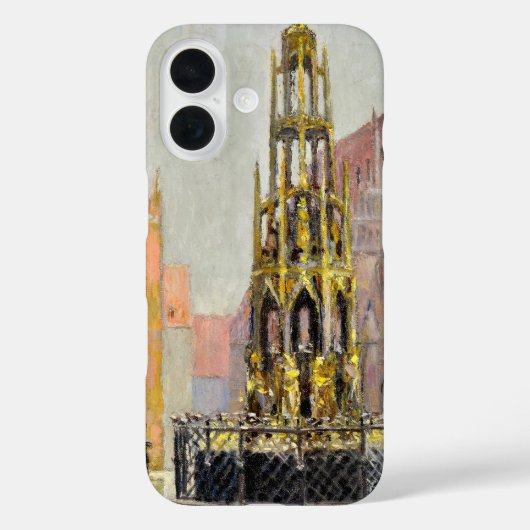 マーケットプレイス、ニュルンベルク、1928年グラントウッド Case-Mate iPhoneケース (裏面)