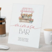 マーケットミモザバー 台座サイン (インサイチュ)