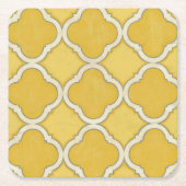 マーケットモチーフI スクエアペーパーコースター (正面)